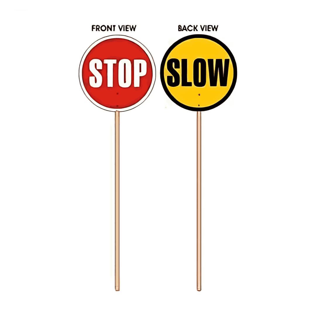 Stop Slow Bat front and back view
