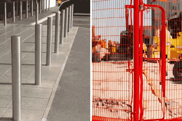 Bollards or Barriers from Civil Products WA