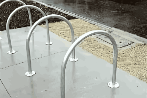 Surface mounted Bike Rack