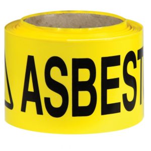 Caution Asbestos Barrier Tape