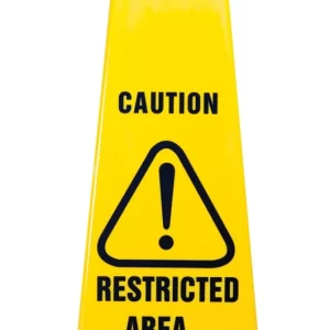 Caution Restricted Area Do Not Enter – Safety Cone