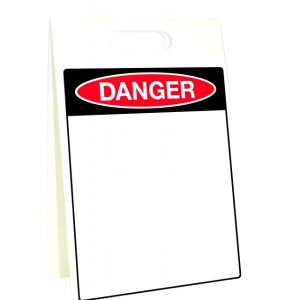 Corflute A-Frame Danger Blank