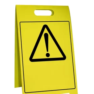 Corflute A-Frame Warning Blank
