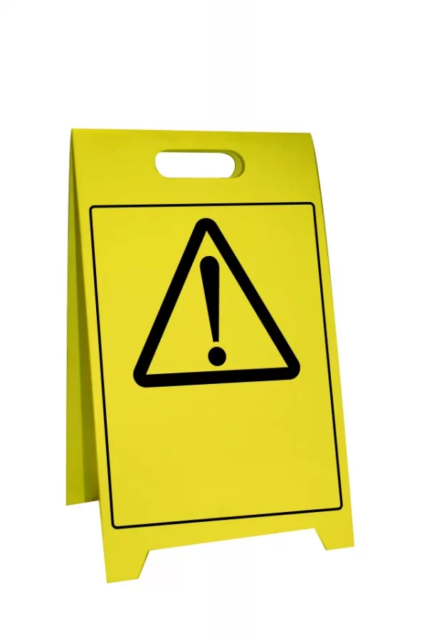 Corflute A-Frame Warning Blank