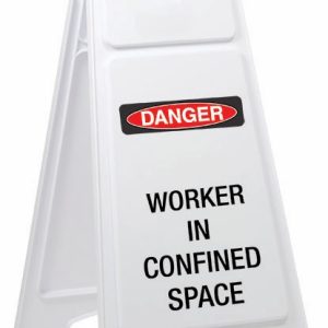 Danger Worker In Confined Space – Plastic A-Frame