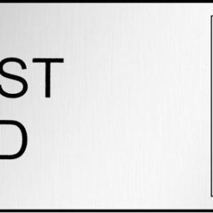 First Aid (With Picto) Engraved Traffolite