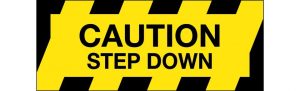 Floor Graphics – Caution Step Down