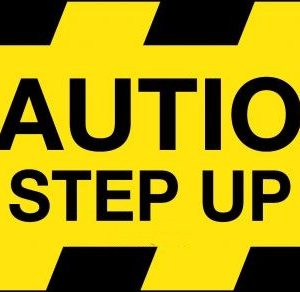 Floor Graphics – Caution Step Up