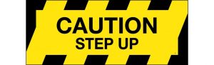 Floor Graphics – Caution Step Up