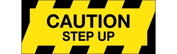Floor Graphics – Caution Step Up