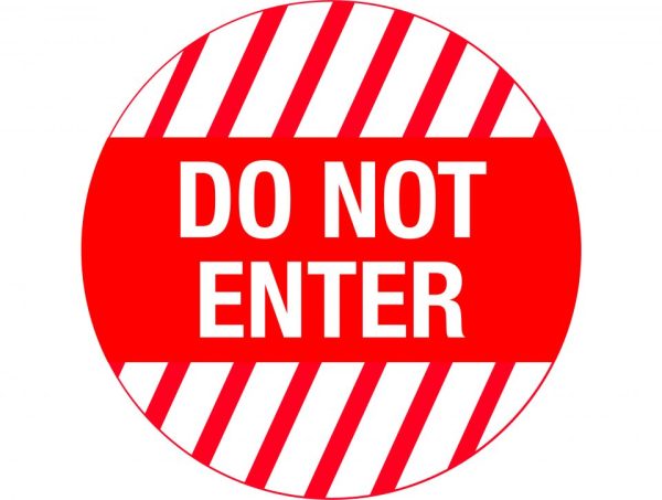 Floor Graphics – Do Not Enter