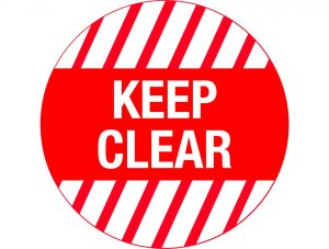 Floor Graphics – Keep Clear