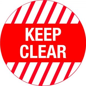 Floor Graphics – Keep Clear
