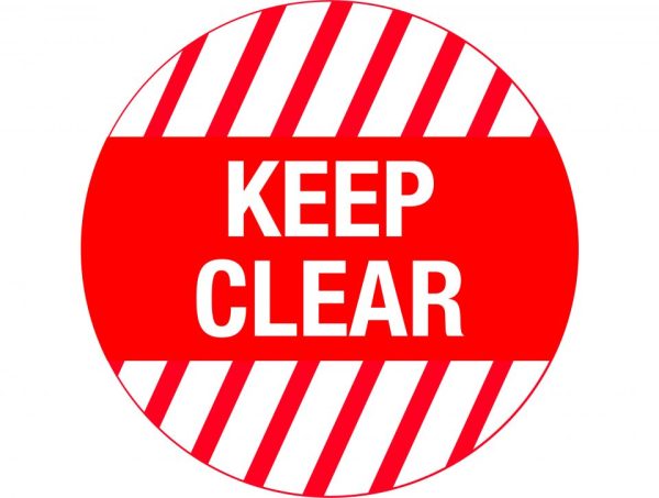 Floor Graphics – Keep Clear
