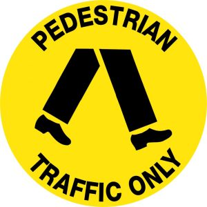 Floor Graphics – Pedestrian Traffic Only