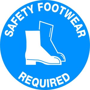 Floor Graphics – Safety Footwear Required