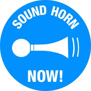 Floor Graphics – Sound Horn Now