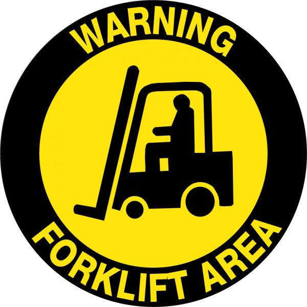 Floor Graphics – Warning Forklift Area