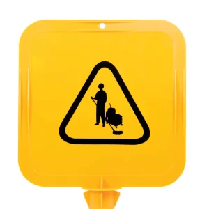 Lock-in Sign Frame Cleaning Pictogram