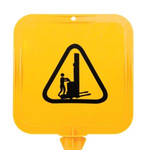 Lock-in Sign Frame Walkie Stacker Pictogram