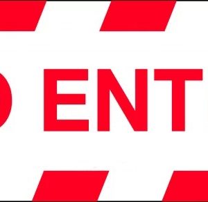 Floor Graphics – No Entry