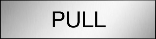 Pull (Horizontal) Engraved Traffolite