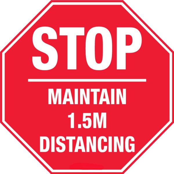 Stop Please Keep Your Distance Covid-19