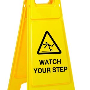 Corflute A-Frame Watch Your Step