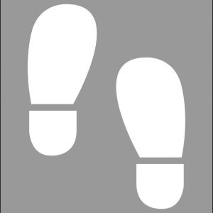 Stencil - Shoe Prints
