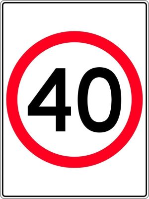 40km Speed In Roundel