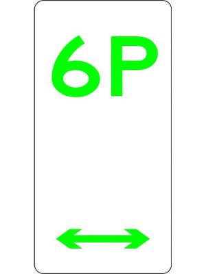 6 Hour Parking (Double Arrow)