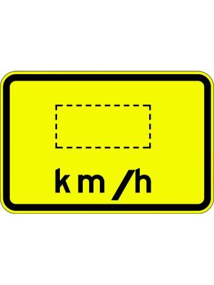Advisory Speed __km/h