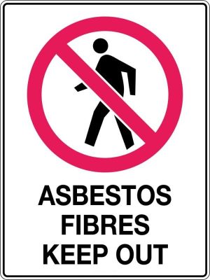 Asbestos Fibres Keep Out