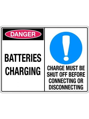 Batteries Charging/Charge Must Be Shut Off Before Connecting Or Disconnecting