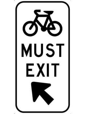 Bicycles Must Exit
