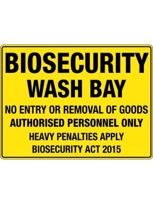 Biosecurity Wash Bay