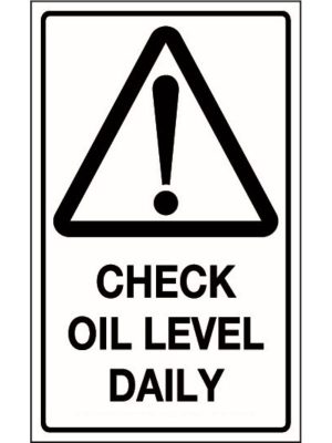 Check Oil Level Daily