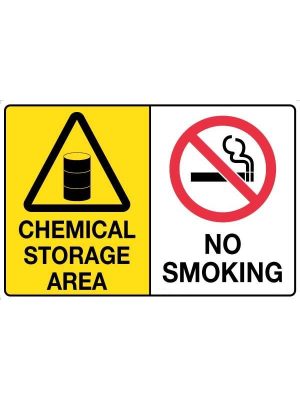 Chemical Storage Area/No Smoking