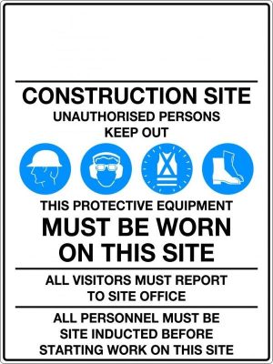 Construction Site Safety Requirements (Customer Logo:____)