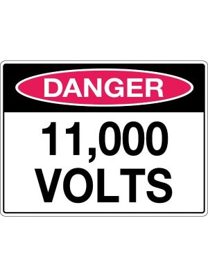 Danger 11,000 Volts