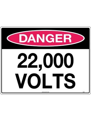 Danger 22,000 Volts