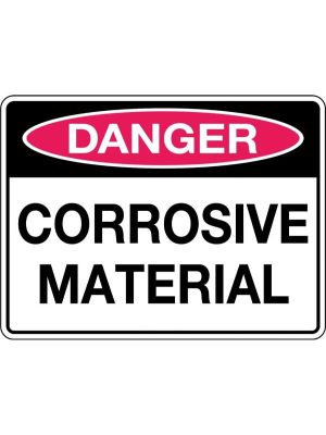 Danger Corrosive Material