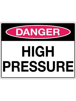 Danger High Pressure