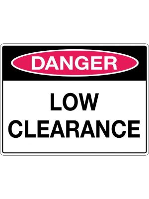 Danger Low Clearance