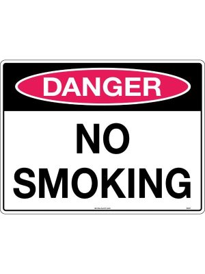 Danger No Smoking