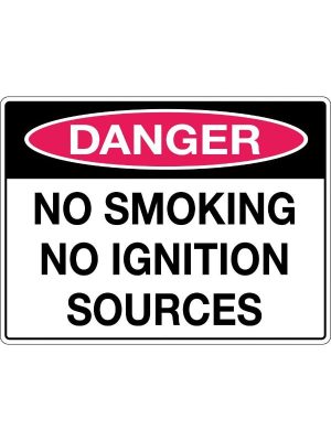 Danger No Smoking No Ignition Sources