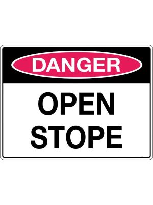 Danger Open Stope