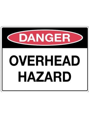 Danger Overhead Hazard