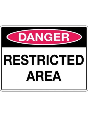 Danger Restricted Area