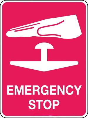 Emergency Stop With Picto